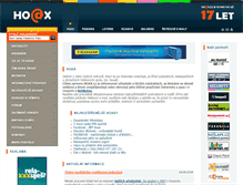 Tablet Screenshot of hoax.cz